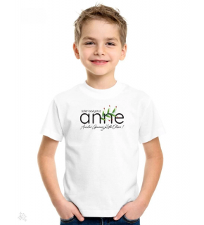 Unisex Çocuk Baskılı T-Shirt - Beyaz