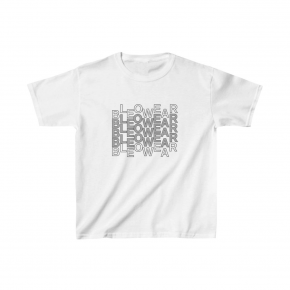 Unisex Çocuk Baskılı T-Shirt - Beyaz