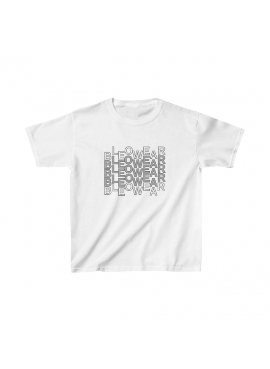 Unisex Çocuk Baskılı T-Shirt - Beyaz Unisex Çocuk Baskılı T-Shirt - Beyaz