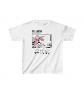 Unisex Çocuk Baskılı T-Shirt - Beyaz