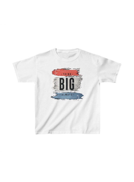 Unisex Çocuk Baskılı T-Shirt - Beyaz Unisex Çocuk Baskılı T-Shirt - Beyaz