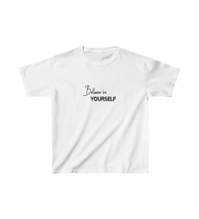 Unisex Çocuk Baskılı T-Shirt - Beyaz