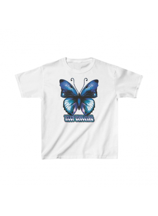 Unisex Çocuk Baskılı T-Shirt - Beyaz Unisex Çocuk Baskılı T-Shirt - Beyaz