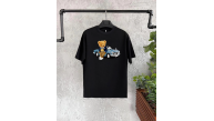 Unisex Çocuk Baskılı T-Shirt - Siyah