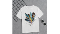 Kız Çocuk Baskılı T-Shirt - Beyaz Kız Çocuk Baskılı T-Shirt - Beyaz