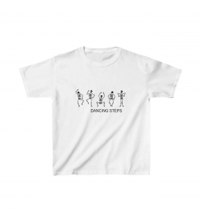 Unisex Çocuk Baskılı T-Shirt - Beyaz