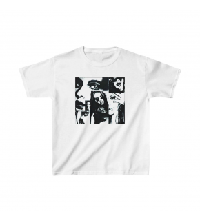 Unisex Çocuk Baskılı T-Shirt - Beyaz