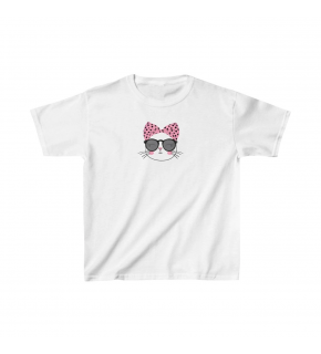 Unisex Çocuk Baskılı T-Shirt - Beyaz