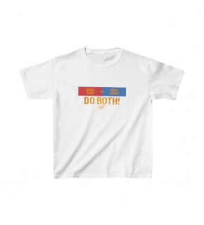 Unisex Çocuk Baskılı T-Shirt - Beyaz