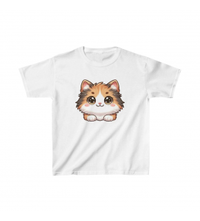 Unisex Çocuk Baskılı T-Shirt - Beyaz