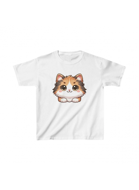 Unisex Çocuk Baskılı T-Shirt - Beyaz Unisex Çocuk Baskılı T-Shirt - Beyaz