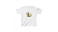 Unisex Çocuk Baskılı T-Shirt - Beyaz