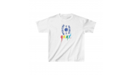 Unisex Çocuk Baskılı T-Shirt - Beyaz Unisex Çocuk Baskılı T-Shirt - Beyaz