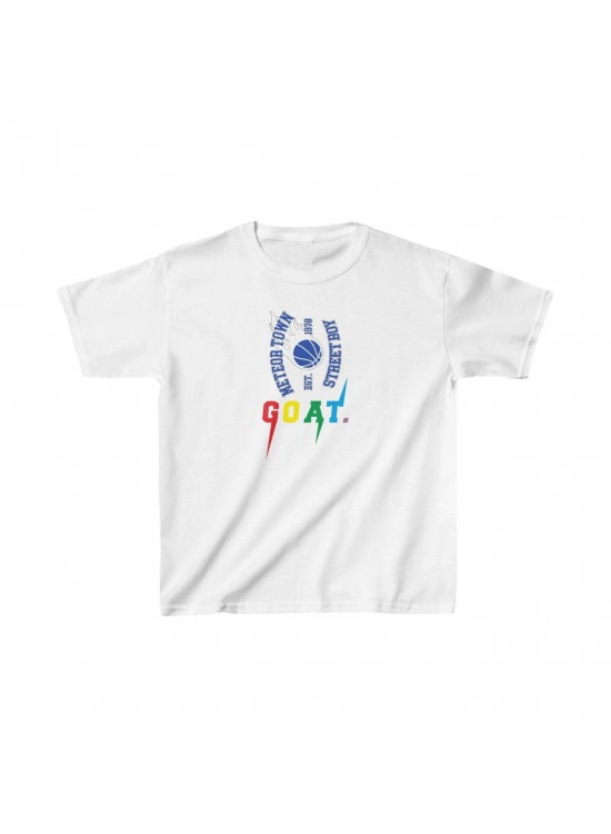 Unisex Çocuk Baskılı T-Shirt - Beyaz Unisex Çocuk Baskılı T-Shirt - Beyaz