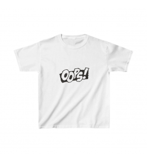 Unisex Çocuk Baskılı T-Shirt - Beyaz