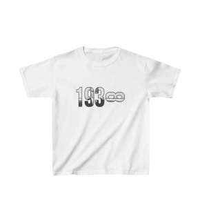 Unisex Çocuk Baskılı T-Shirt - Beyaz