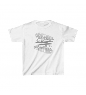 Unisex Çocuk Baskılı T-Shirt - Beyaz