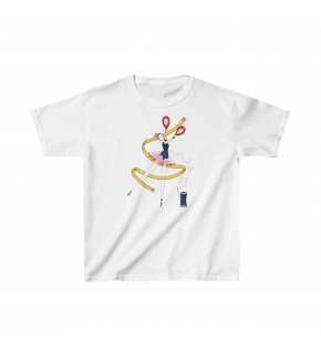 Unisex Çocuk Baskılı T-Shirt - Beyaz