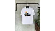 Unisex Çocuk Baskılı T-Shirt - Beyaz