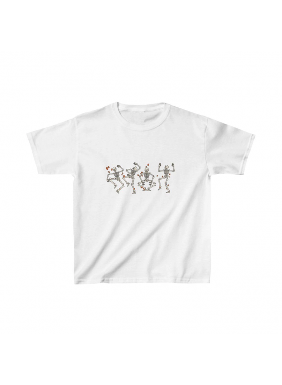 Unisex Çocuk Baskılı T-Shirt - Beyaz Unisex Çocuk Baskılı T-Shirt - Beyaz