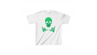 Unisex Çocuk Baskılı T-Shirt - Beyaz Unisex Çocuk Baskılı T-Shirt - Beyaz