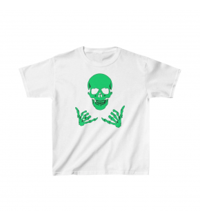 Unisex Çocuk Baskılı T-Shirt - Beyaz