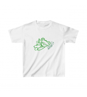Unisex Çocuk Baskılı T-Shirt - Beyaz