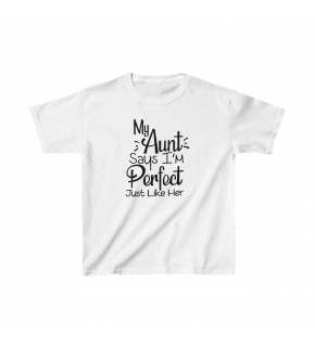 Unisex Çocuk Baskılı T-Shirt - Beyaz