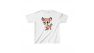 Unisex Çocuk Baskılı T-Shirt - Beyaz