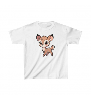 Unisex Çocuk Baskılı T-Shirt - Beyaz
