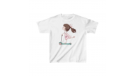 Unisex Çocuk Baskılı T-Shirt - Beyaz Unisex Çocuk Baskılı T-Shirt - Beyaz