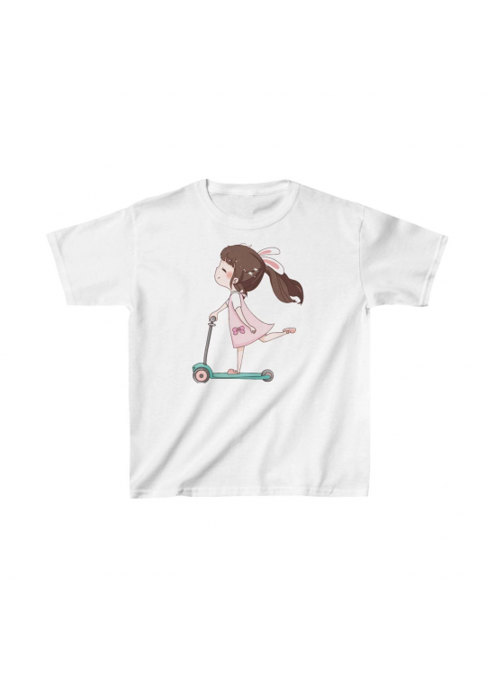 Unisex Çocuk Baskılı T-Shirt - Beyaz Unisex Çocuk Baskılı T-Shirt - Beyaz