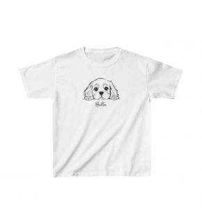 Unisex Çocuk Baskılı T-Shirt - Beyaz