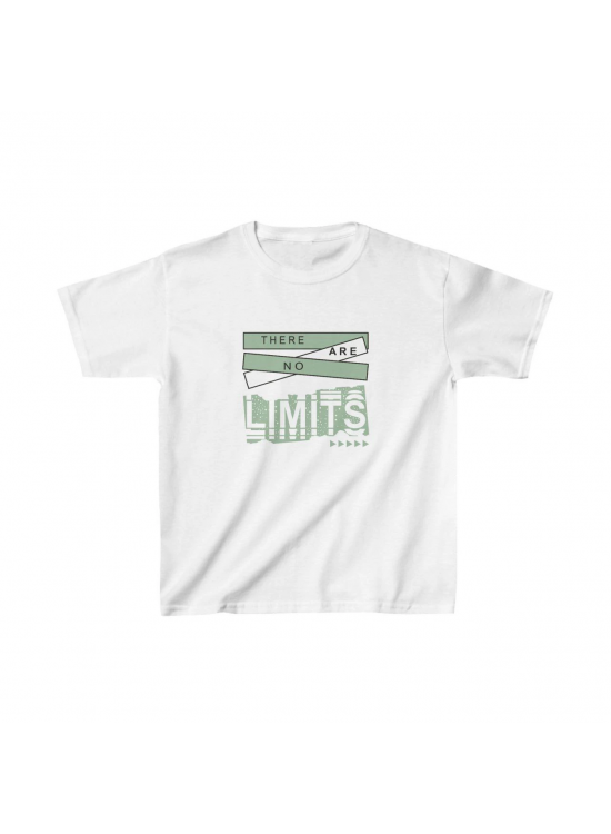 Unisex Çocuk Baskılı T-Shirt - Beyaz Unisex Çocuk Baskılı T-Shirt - Beyaz