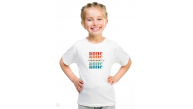 Unisex Çocuk Baskılı T-Shirt - Beyaz Unisex Çocuk Baskılı T-Shirt - Beyaz