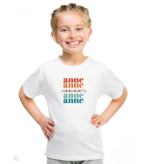 Unisex Çocuk Baskılı T-Shirt - Beyaz