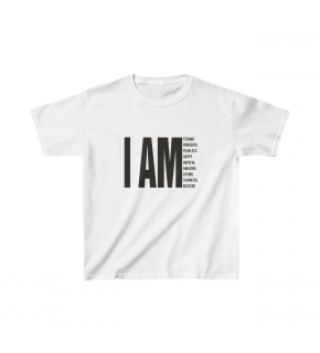 Unisex Çocuk Baskılı T-Shirt - Beyaz