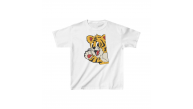 Unisex Çocuk Baskılı T-Shirt - Beyaz Unisex Çocuk Baskılı T-Shirt - Beyaz