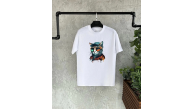 Unisex Çocuk Baskılı T-Shirt - Beyaz