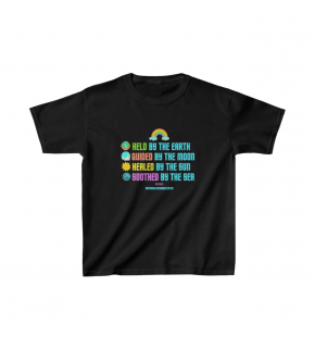 Unisex Çocuk Baskılı T-Shirt - Siyah