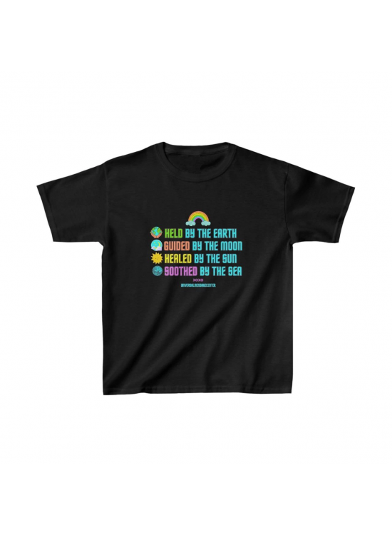 Unisex Çocuk Baskılı T-Shirt - Siyah Unisex Çocuk Baskılı T-Shirt - Siyah