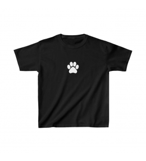 Unisex Çocuk Baskılı T-Shirt - Siyah