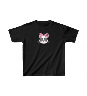Unisex Çocuk Baskılı T-Shirt - Siyah