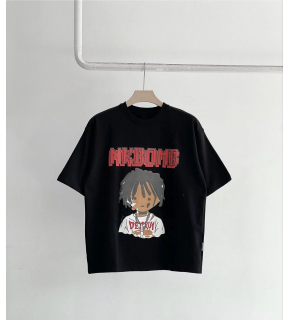Unisex Çocuk Baskılı T-Shirt - Siyah