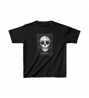 Unisex Çocuk Baskılı T-Shirt - Siyah