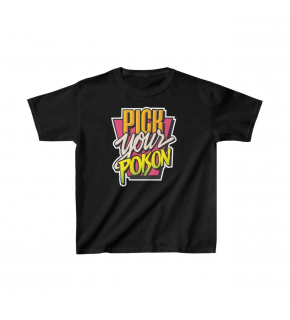 Unisex Çocuk Baskılı T-Shirt - Siyah