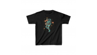 Unisex Çocuk Baskılı T-Shirt - Siyah Unisex Çocuk Baskılı T-Shirt - Siyah