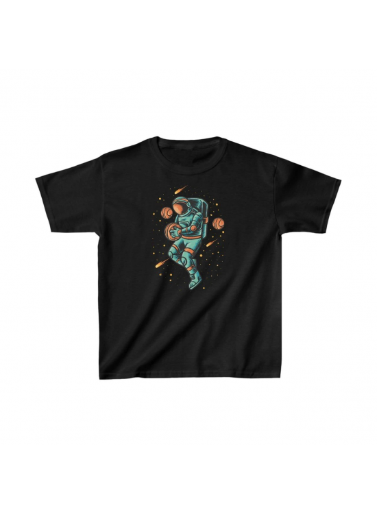 Unisex Çocuk Baskılı T-Shirt - Siyah Unisex Çocuk Baskılı T-Shirt - Siyah
