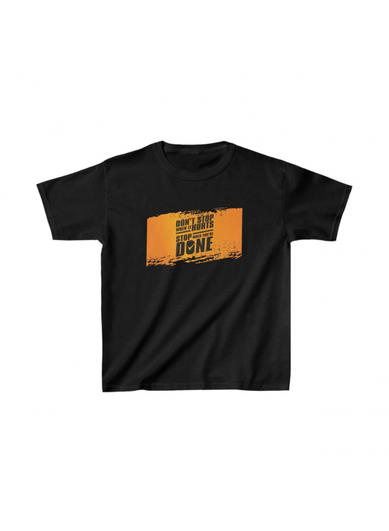 Unisex Çocuk Baskılı T-Shirt - Siyah Unisex Çocuk Baskılı T-Shirt - Siyah
