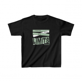 Unisex Çocuk Baskılı T-Shirt - Siyah